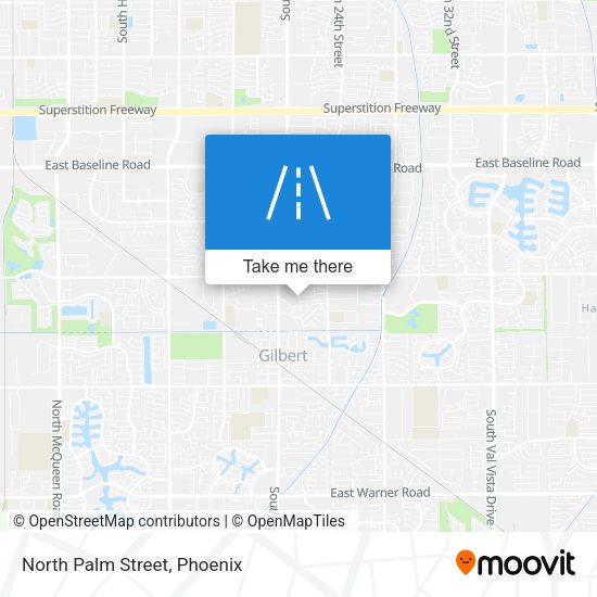 Mapa de North Palm Street