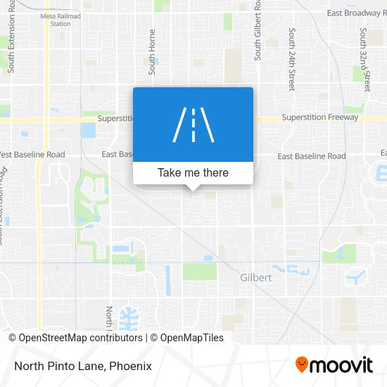 Mapa de North Pinto Lane