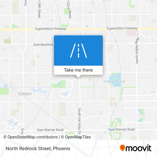 Mapa de North Redrock Street