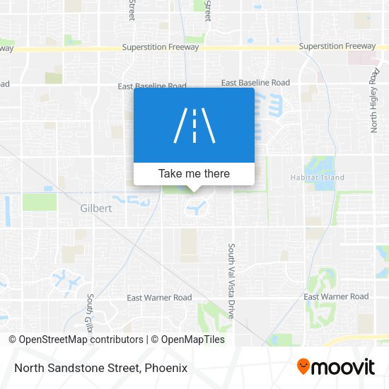 North Sandstone Street map