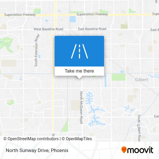 Mapa de North Sunway Drive