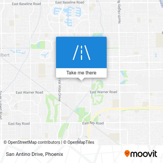 Mapa de San Antino Drive