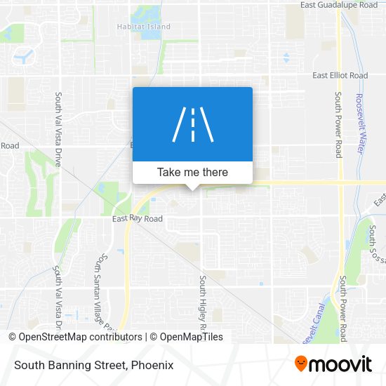 Mapa de South Banning Street