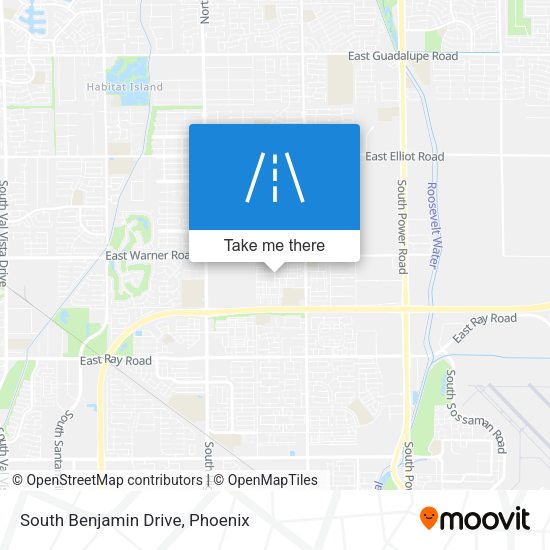 Mapa de South Benjamin Drive