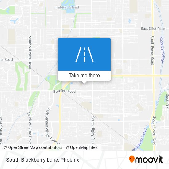 Mapa de South Blackberry Lane