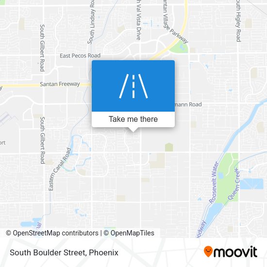 South Boulder Street map