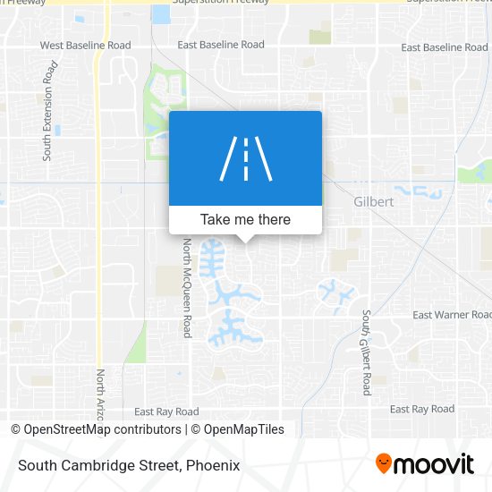 Mapa de South Cambridge Street