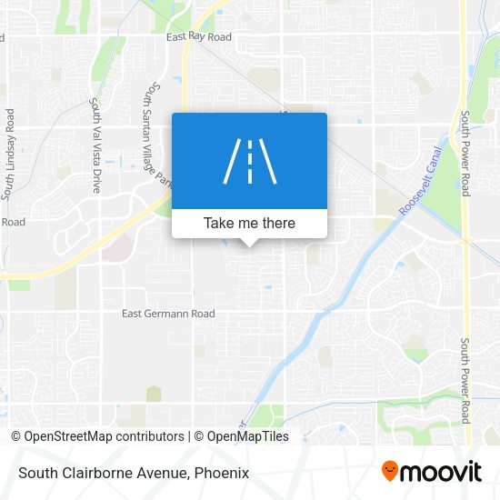South Clairborne Avenue map