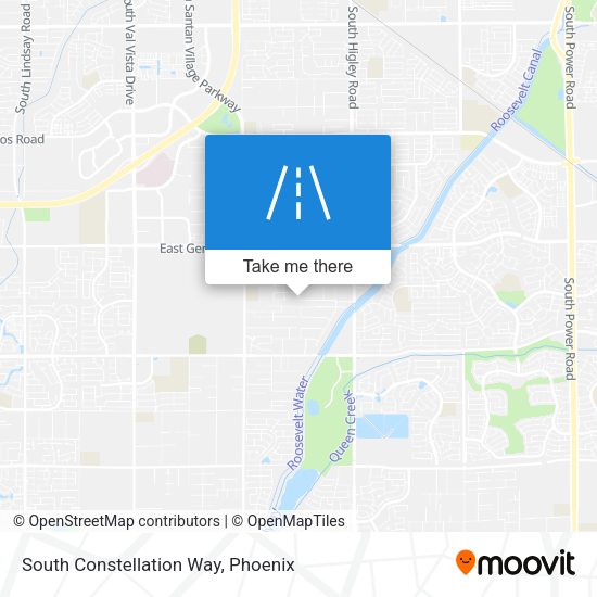 South Constellation Way map