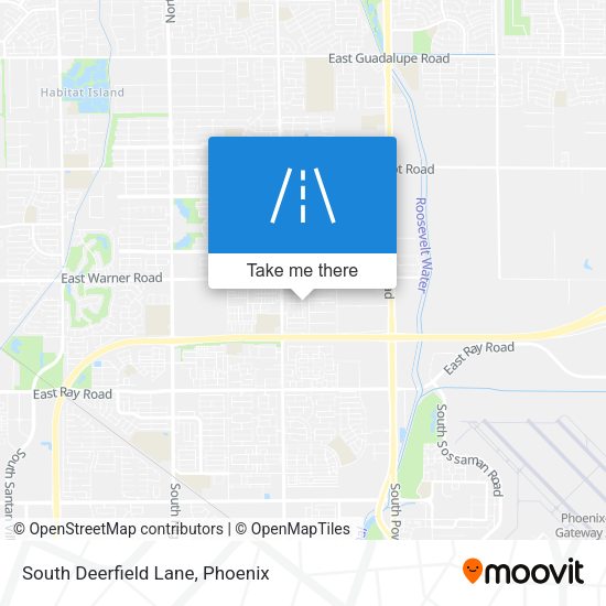 South Deerfield Lane map