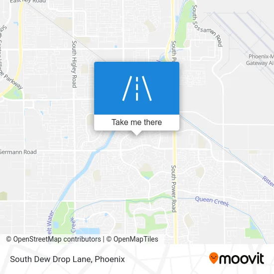 South Dew Drop Lane map