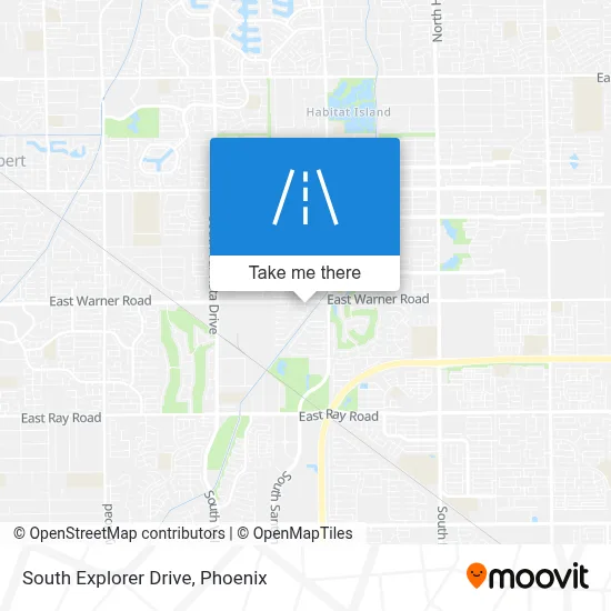 South Explorer Drive map