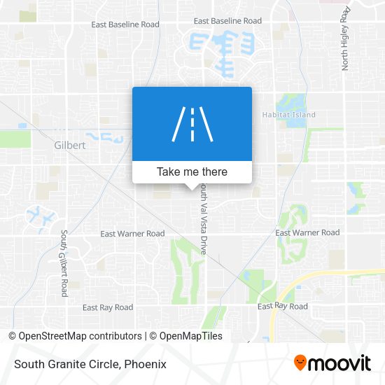 South Granite Circle map