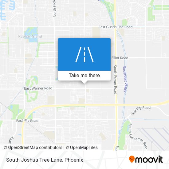 South Joshua Tree Lane map