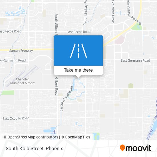 South Kolb Street map