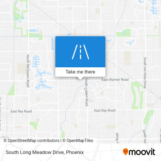 South Long Meadow Drive map