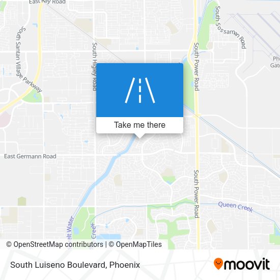 Mapa de South Luiseno Boulevard