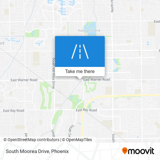 South Moorea Drive map