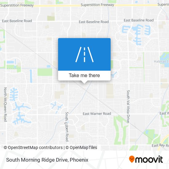 Mapa de South Morning Ridge Drive