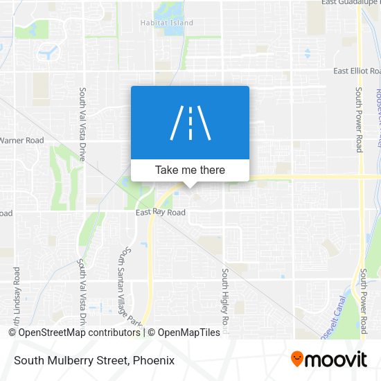 South Mulberry Street map