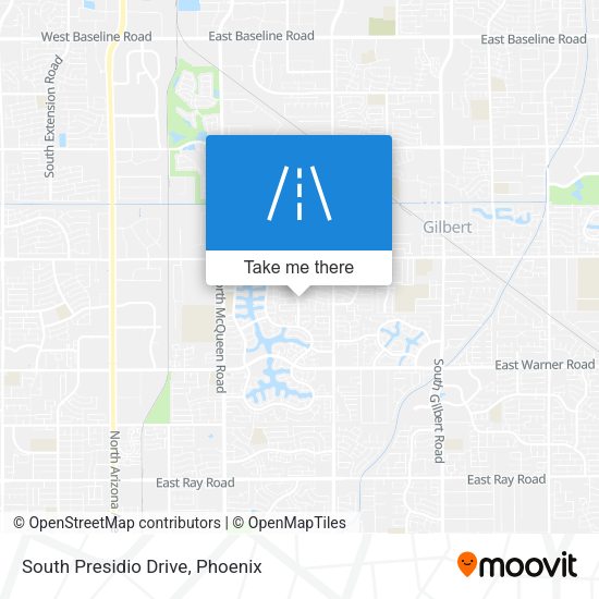 Mapa de South Presidio Drive