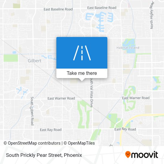 Mapa de South Prickly Pear Street