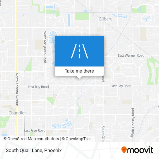 South Quail Lane map