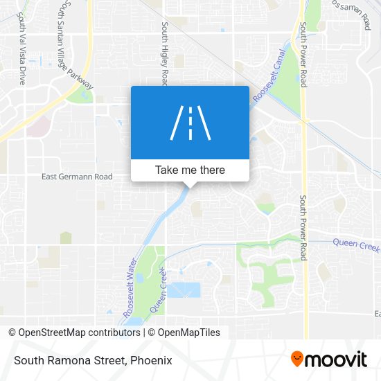 Mapa de South Ramona Street