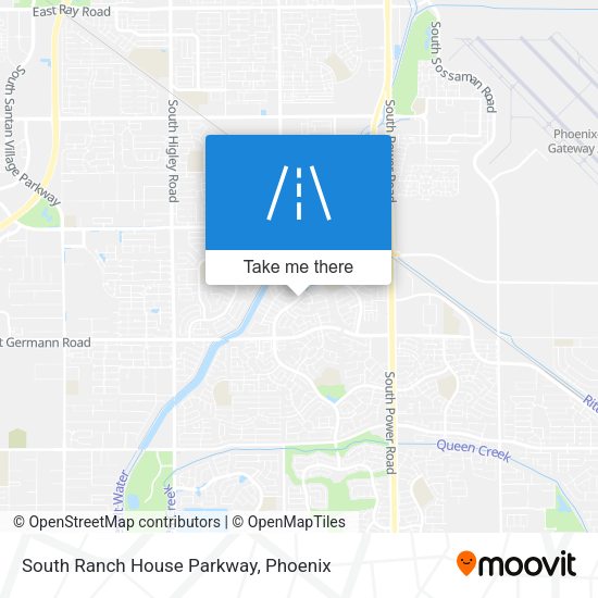 South Ranch House Parkway map