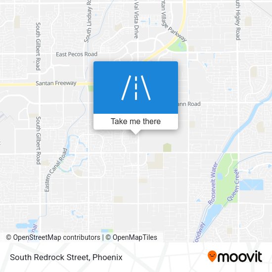 Mapa de South Redrock Street