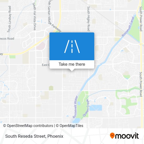 Mapa de South Reseda Street
