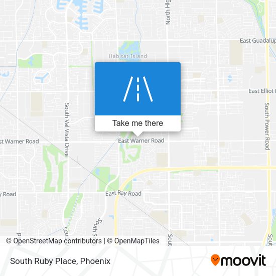 Mapa de South Ruby Place