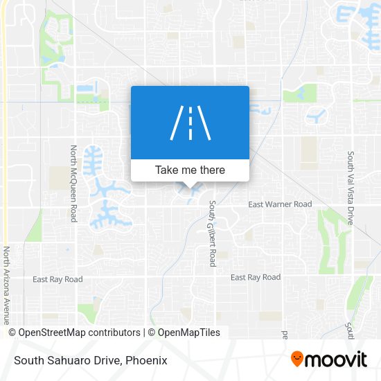 Mapa de South Sahuaro Drive