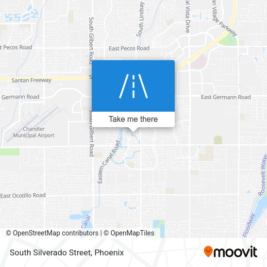 Mapa de South Silverado Street