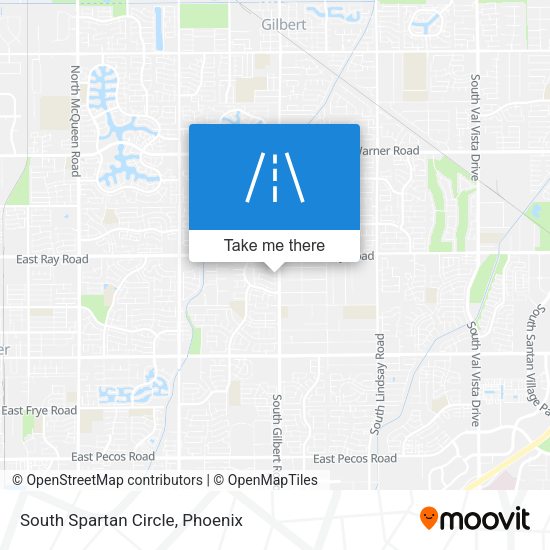 South Spartan Circle map