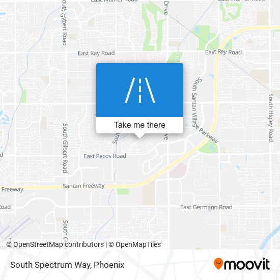 South Spectrum Way map