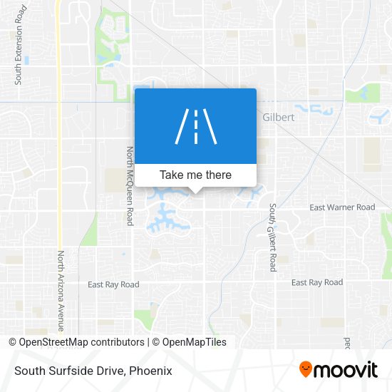 Mapa de South Surfside Drive