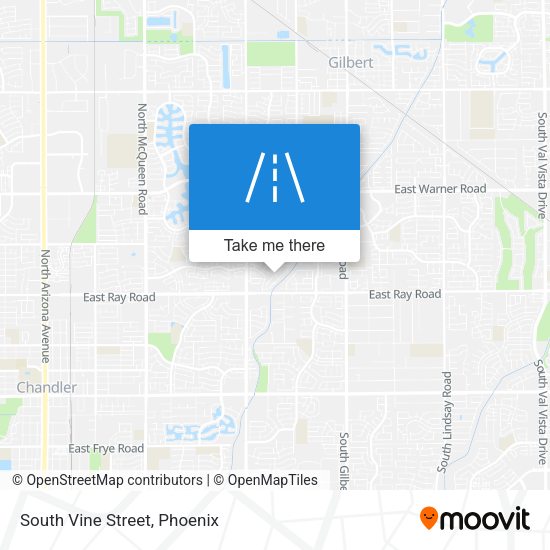 Mapa de South Vine Street