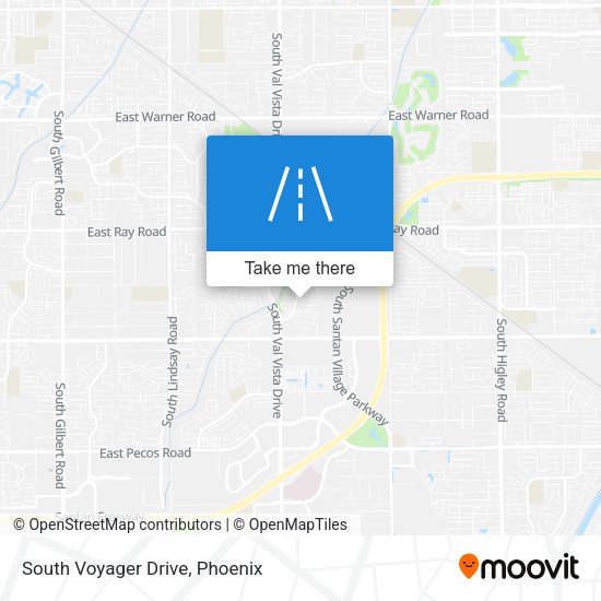 Mapa de South Voyager Drive