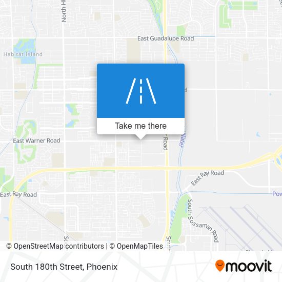 Mapa de South 180th Street