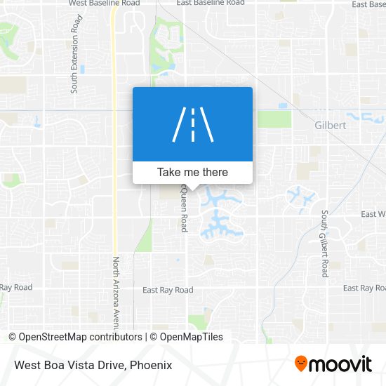 West Boa Vista Drive map