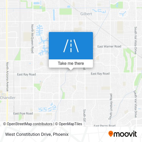 Mapa de West Constitution Drive