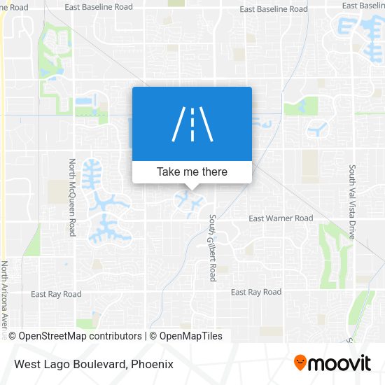 Mapa de West Lago Boulevard