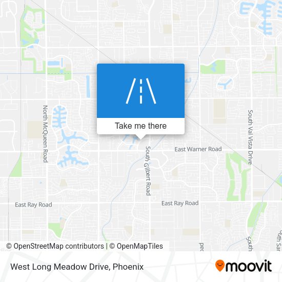 Mapa de West Long Meadow Drive