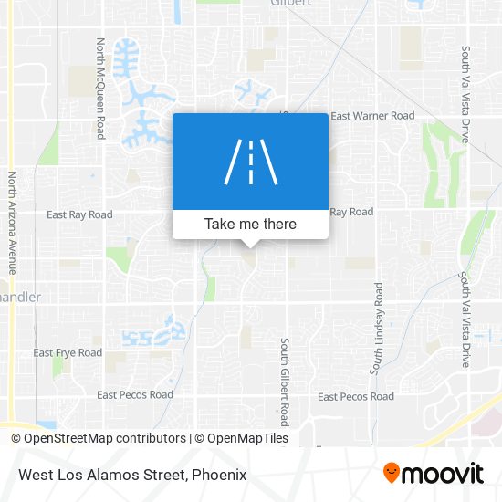 West Los Alamos Street map