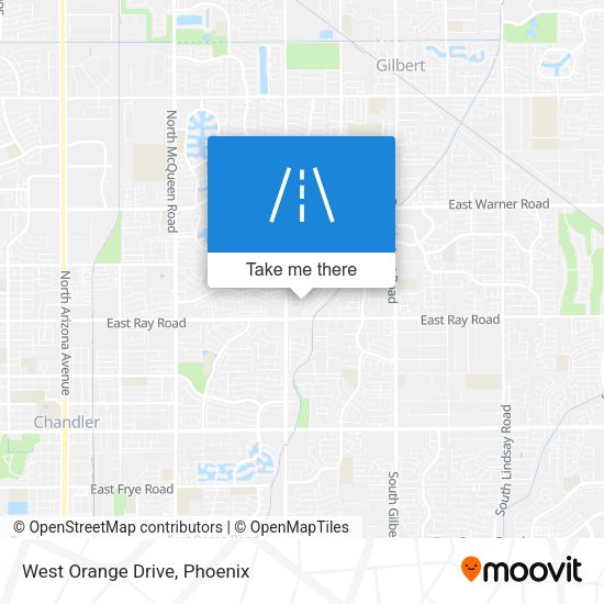 Mapa de West Orange Drive