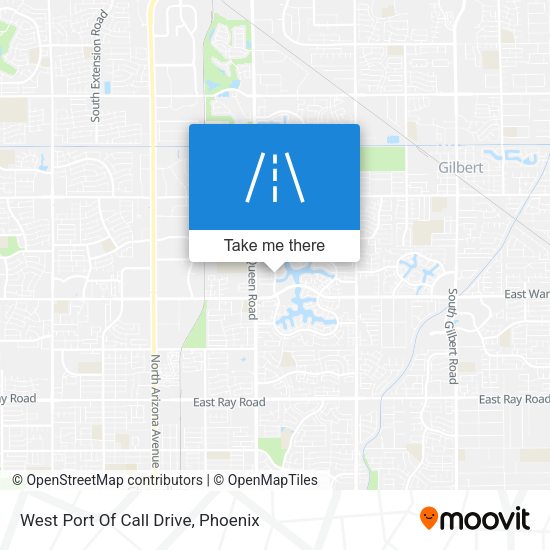 West Port Of Call Drive map