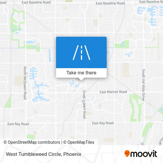 West Tumbleweed Circle map