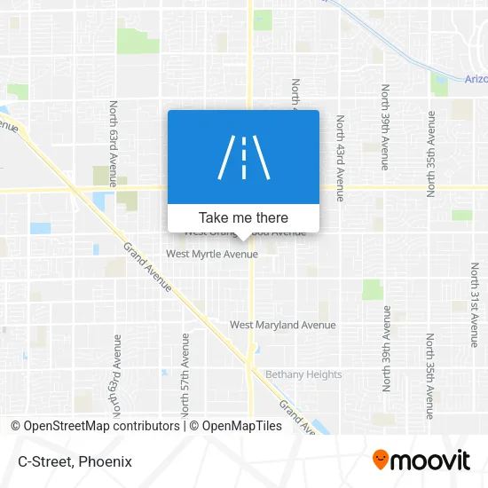 C-Street map