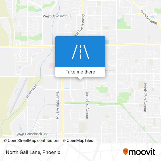 Mapa de North Gail Lane